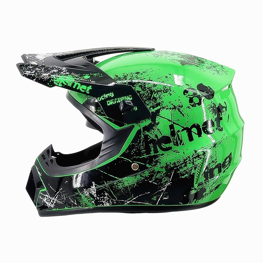 Motorcycle Helmet Off-Road Racing Riding Helmet ABS Breathable Mountain Bike Helmet Color Off-Road Helmet