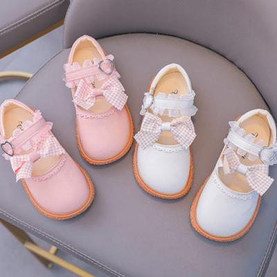 Neue Lederschuhe Frühling Vielseitiger Komfort Mädchenschuh Weichsohlige Rutschfeste Lässige Kinderschuhe Exquisiter Eleganter Niedlicher Prinzessinnenschuh