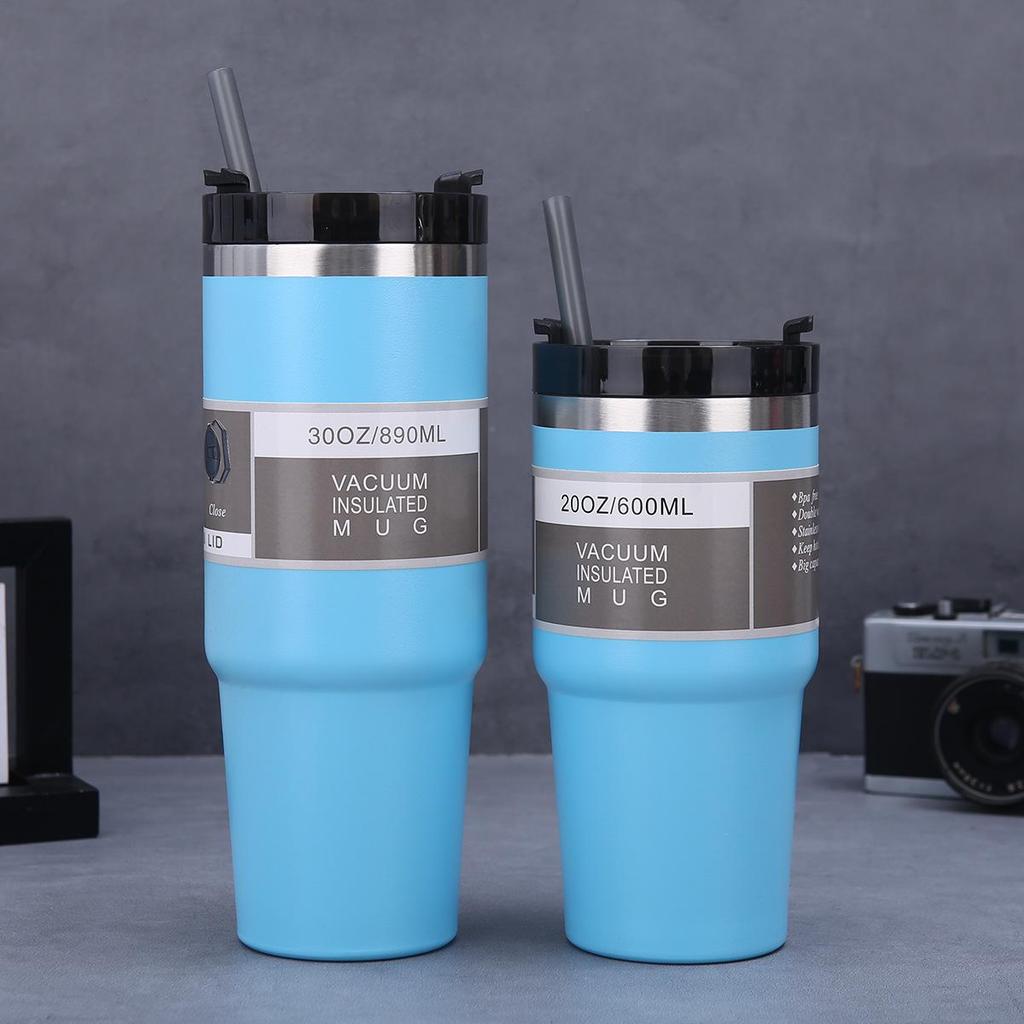 Cană auto portabilă izolată din oțel inoxidabil 304, 20 oz