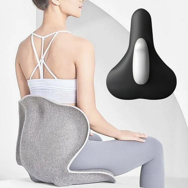 Pelvic Floor Trainer Pelvic lift buttock shaping- Rechargeable  5 Vibration Modes, Portable Hip Exerciser (Black)