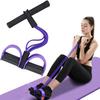 Spot Dropshipping Sit-up Fitness Resistance Band - Abdominal Exercise Elastic Rope with Foot Pedal Puller
