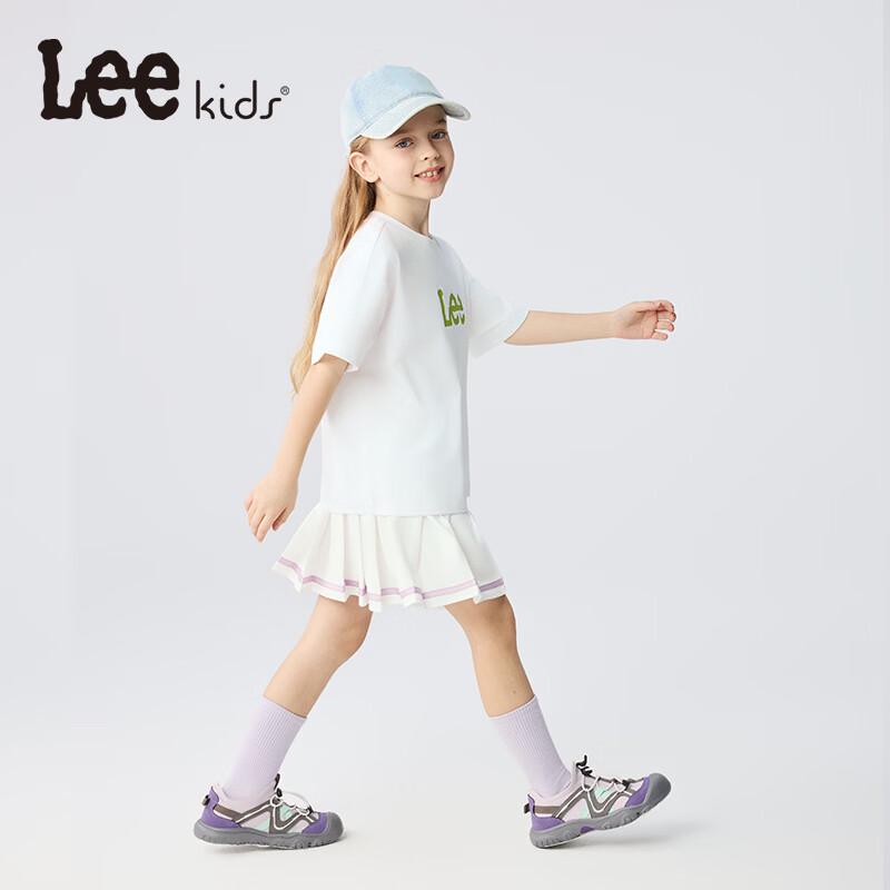 Lee Kids' Unisex Letter Print Crew Neck T-Shirt
