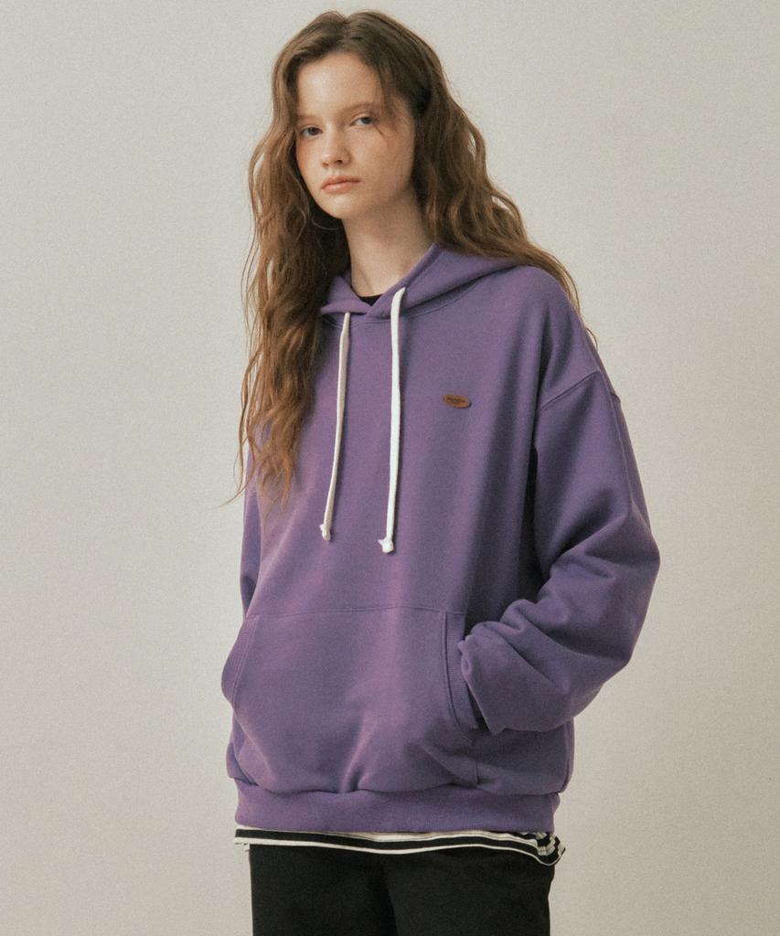 W/Ash Pigment Hooded Sweatshirt_Purple(W25-Tp34)