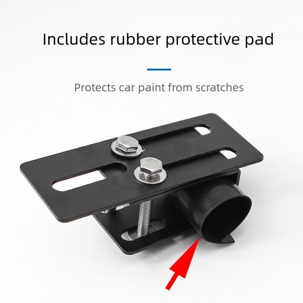 2 Pcs Adjustable Roof Box Bracket for Car with Rubber Seal and Mounting Range 120 183 Mm for Various Vehicle Models