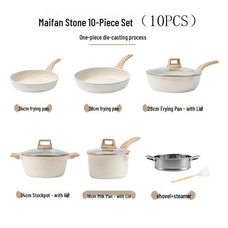 Wutuo Maifan Stone 10-Piece Cookware Set