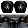 Car Headrest Cover Universal Cover, Scary Face Protective Seat Protector Removable for Most Vehicles, Easy to Install Automotive Interior Accessories