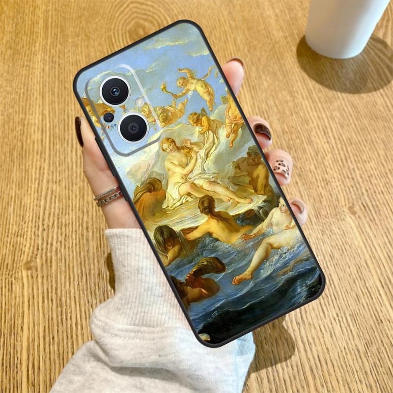 Art Painting Birth Of Venus Case For OPPO Reno 7 6 5 4 8 Lite 3 2Z 4Z 5Z 8T Find X3 X2 Neo Lite X5 X6 Pro Cover Shell