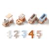 Wood Wooden Trolley Toy Blocks Baby Educational Toys Montessori Toys  Educational Gift