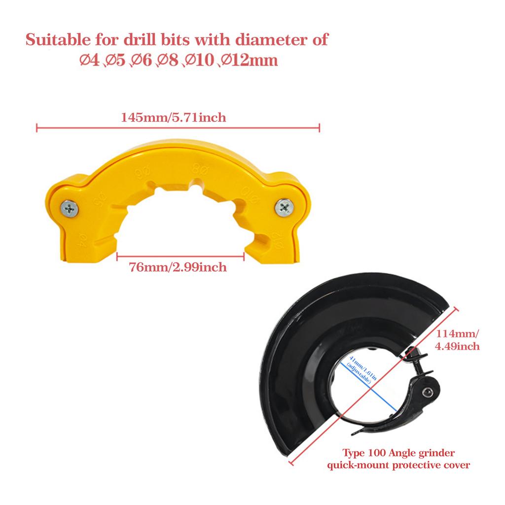 Drill Grinder Backing pads Grinding Tool Easy to Use & Effortless Setup Portable Sharpener for Variety of Drill Types