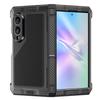 Para Samsung Z Fold 8 Z Fold 8 Ultra Funda Magnética de Metal Parachoques de Aluminio Cubierta de Silicona Resistente a Golpes de Alta Resistencia con Protector de Pantalla
