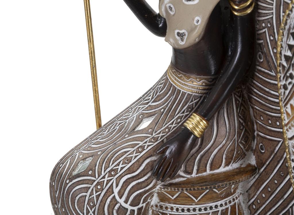 Stammes-Masai-Familie Cm 16,5X11,5X38