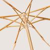 Cheap Gold Frame Custom Logo Umbrellas   Small UV Wooden Handle Umbrella Sun Rain Three Fold Manual Umbrella for Girls