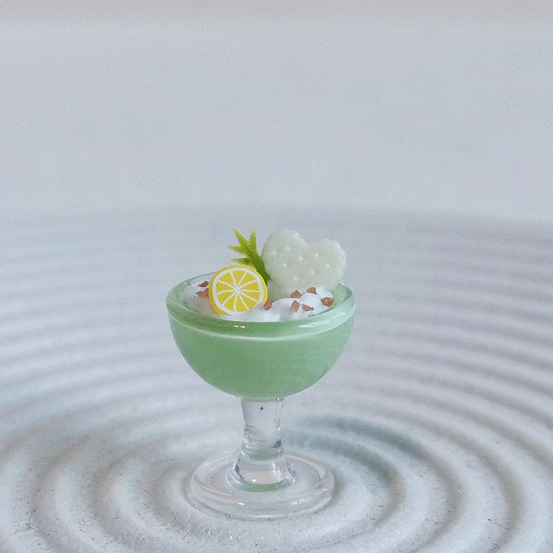 1/12 Dollhouse Simulation Beverage Cup Ornaments Bar Drinks Decoration Dolls House Accessories Pretend Play Toys