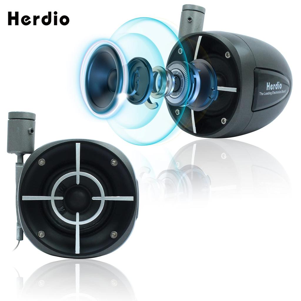 Herdio 100W Car Satellite Speaker, Small Hanging Speaker