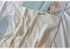 Cremeweiß Hohe Taille Haferflocken Lolita Zopfmuster Strumpfhose - Plus Samt Dick, Bauchkontroll-Leggings für Herbst/Winter