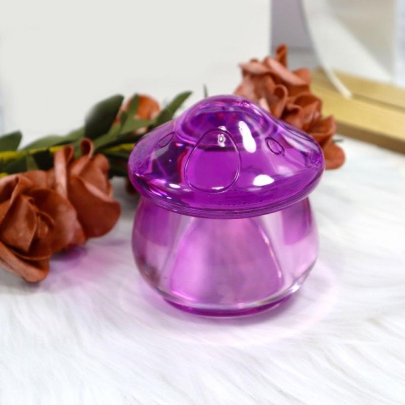 Resin Jar Molds with Lid Silicone Mold Container Jewelry Organizers Mould Mushroom Storage Box Molds for Pen Holder Deco