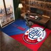 Bolton Wanderers FC Custom Crystal Velvet Rug, Personalized Name Text Print, Football Logo Soft Non‑Slip Floor Mat Home Decor Gift