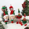 Plush Elf Doll Ornaments for Christmas Tree & Decor