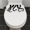 Whimsical Octopus Toilet Stickers, Waterproof Removable Self-Adhesive Decals for Bathroom Wall Decor