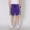 Nike Lakers Courtside Statement Edition Basketball Shorts Men Bottoms Purple AV3545-504