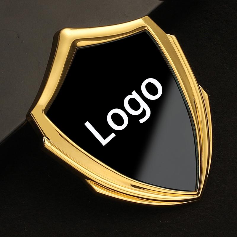 Car Decoration Stickers Stainless Steel Stickers Car logo replacement sticker trunk decoration sticker Customized LOGO mhsv0