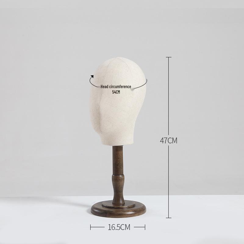 Desktop Female Mannequin Hat and Wig Display Stand