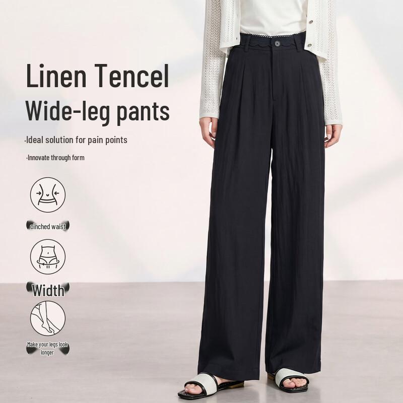 FivePlus High-Waist Draped Casual Pants M(29)