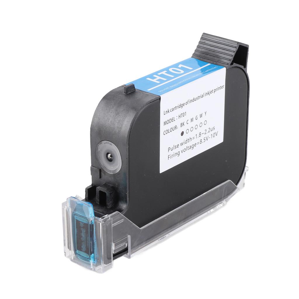 42ML Handheld Printer Ink Cartridge Rapid Drying Inkjet Printer Cartridge Replacement 12.7mm Black