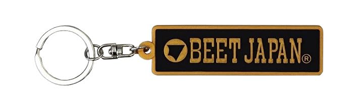 

BEET JAPAN 0709-BJ1-00 Rubber Key Holder, Black/Gold