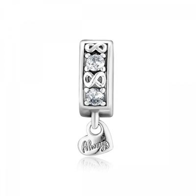 Pandora 791151c01 Family Always Pav  Clip Silver Charm