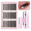 30D40D Dense European American Single Cluster Eyelash Glue Style 60D80D Large Capacity