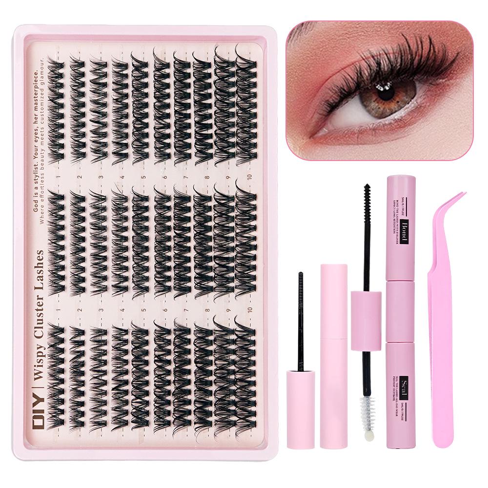 30D40D Dense European American Single Cluster Eyelash Glue Style 60D80D Large Capacity