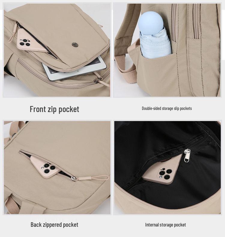 Women's Large Capacity Casual Oxford Backpack - Lightweight, Versatile, and Fashionable for Travel and Commuting