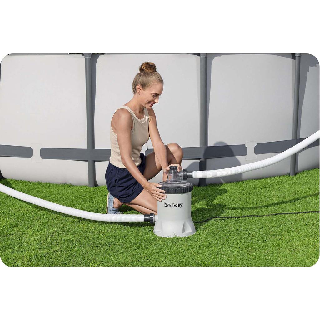 Pool Filter Pump 5678 L/H + Bestway 58870 Filter Balls