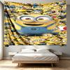Minions Print Tapestry - Portable Wall Decor Cloth, for Home, Dorm, Travel, Bedroom, Living Room - Ideal Birthday Housewarming Gift