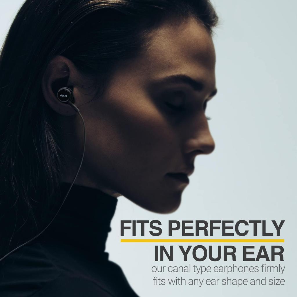 SAMSUNG AKG Earbuds Original USB Type C In-Ear Earphones Headphones with Remote & Mic for Galaxy A53 5G, S22, S21 FE, S20 Ultra, Note 10, Note 10+,