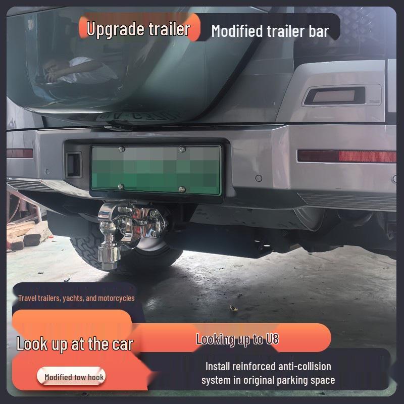 Compatible Trailer Hitch for Yangwang U8: Ideal for RVs, Yachts, Motorcycles, and Off-Road Vehicles