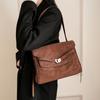 Sac à Bandoulière Unique, Nouveau Sac Mode Rétro sous le Bras, Sac Simple et de Grande Valeur, Sac Cabas Grande Capacité pour Femmes
