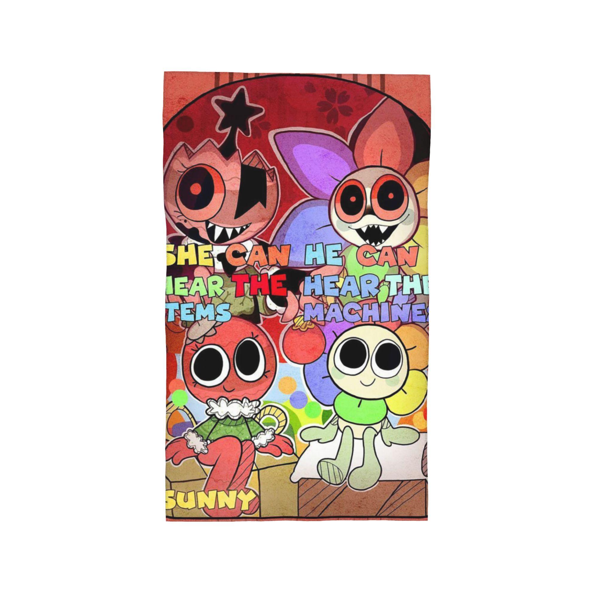

Bobette and Dandy Cartoon Dandy s World Soft Face Towel Quick Dry Pool Bath Cotton Towels Absorbent W40*H60(CM)