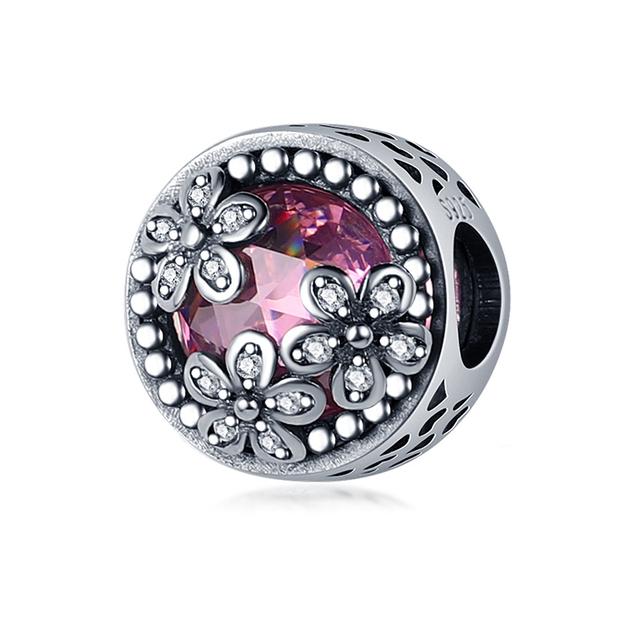 925 Sterling Silver Charm Fit oryginalny modny koralik z zawieszką niebieska seria astronauta Charm bransoletka naszyjnik ozdoba damska biżuteria