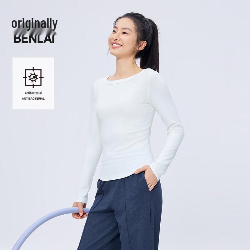 

BENLAI Women s Antibacterial Slim Fit Long Sleeve T-Shirt XXL
