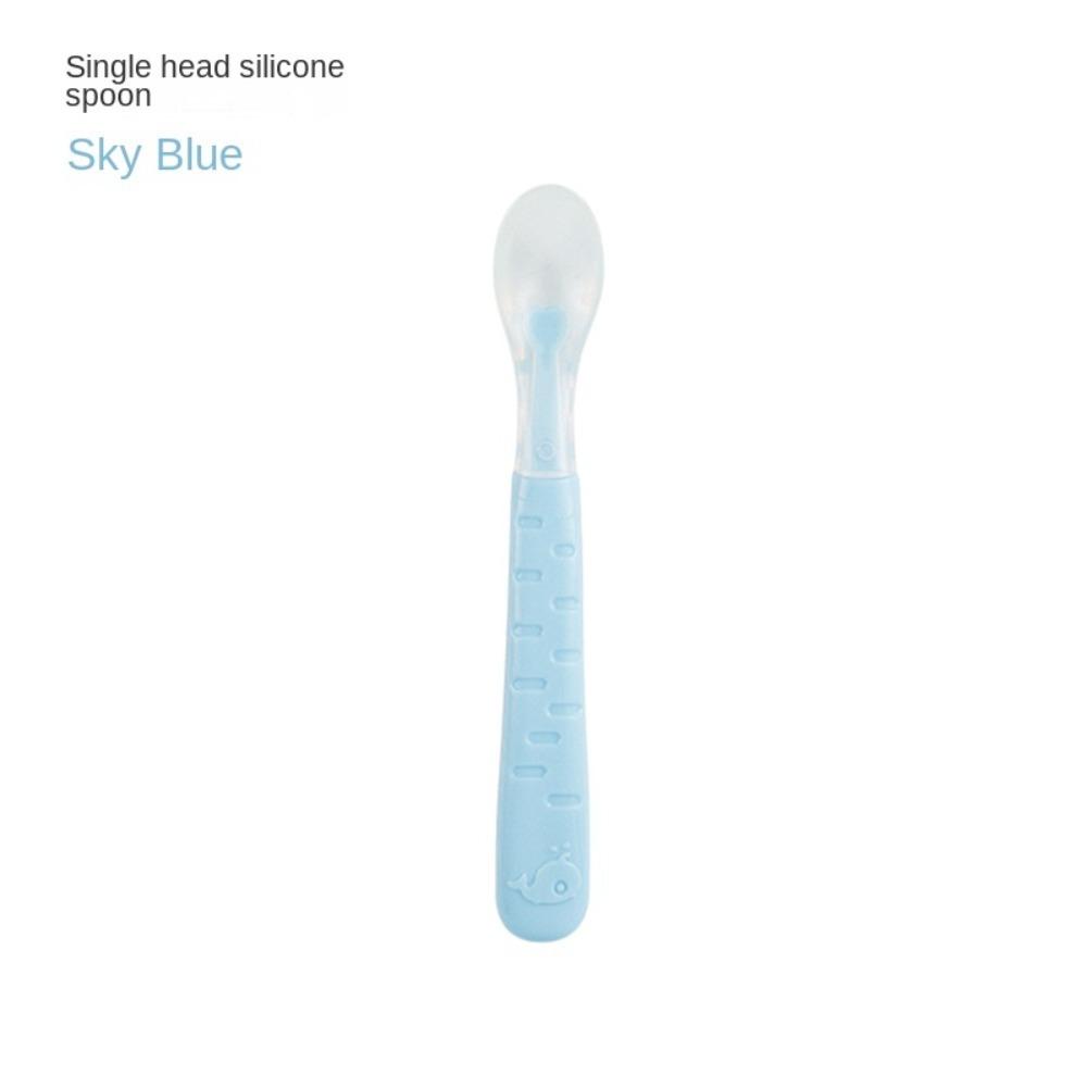 Food Grade Puree Spoon Double Headed Complementary Food Spoon Creative Baby Tableware