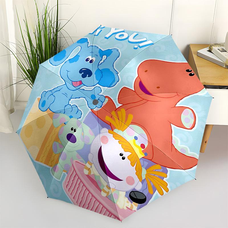 

Blue s Clues,Hi You Automatic Folding Umbrella Compact 8 rib Design,Unique Style,Suitable for Everyday Outdoor Use,Perfect Gift for Fr