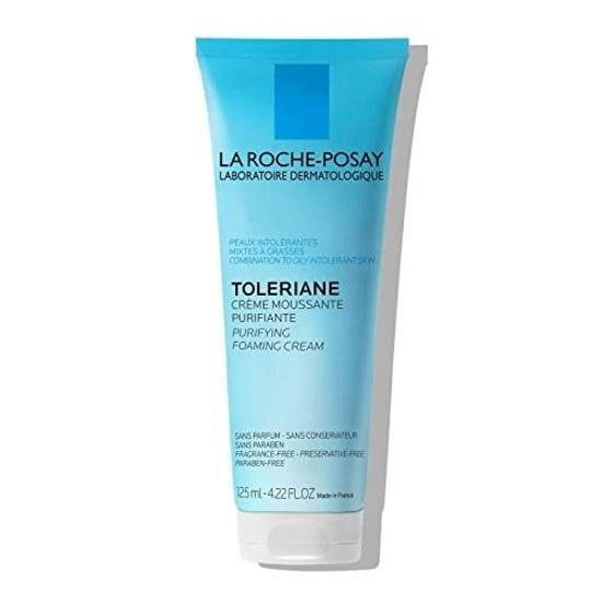 La Roche-Posay Toleriane Foaming Cleanser Facial Foam Face Sensitive Skin Dry Moisturizing Low Irritation 125mL