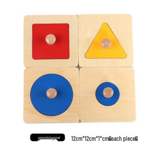 Montessori Wooden Drawer Box Early Education Textile Drum Pressure Ball and Puzzle Toys for Kindergarten