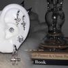 Sparkling Snake & Spider Cross Zirconia Titanium Hoop Earrings
