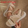 Adult Summer Beach Sandals With Magic Tape Closure And Padded Rubber Sole For Comfortable Walking