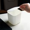 Mini Desktop Trash Can Small Countertop Waste Bin with Lid Tiny Garbage Bin Wastebasket for Office Desk Vanity Bedside Table