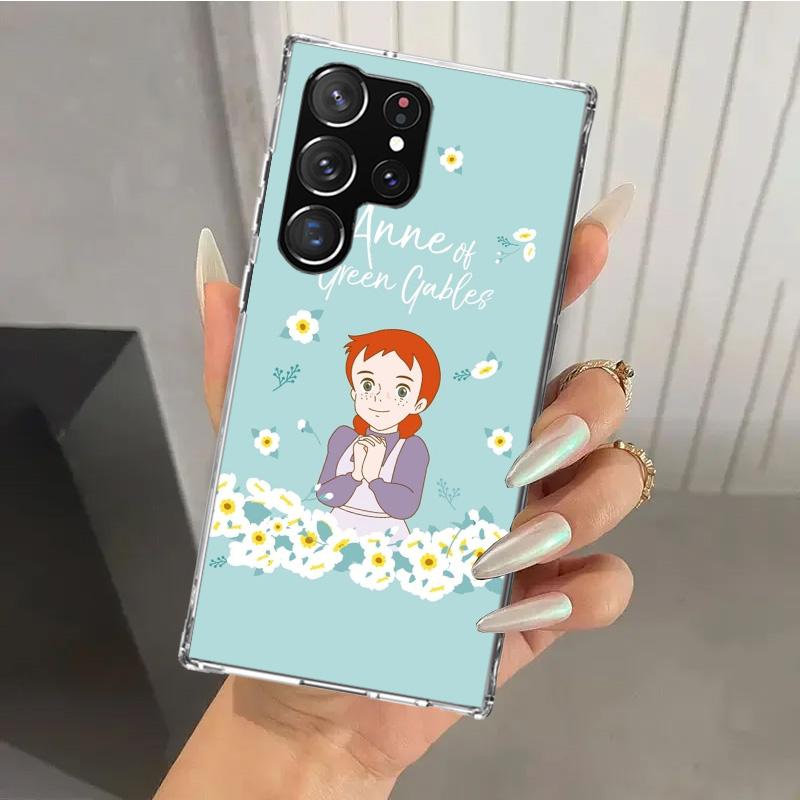 A-Anne Of Green Gables Shirley Phone Case for Samsung Galaxy S26 S24 S23 Ultra S25 Edge S22 S21 Plus S20 FE + Soft Print Shell F
