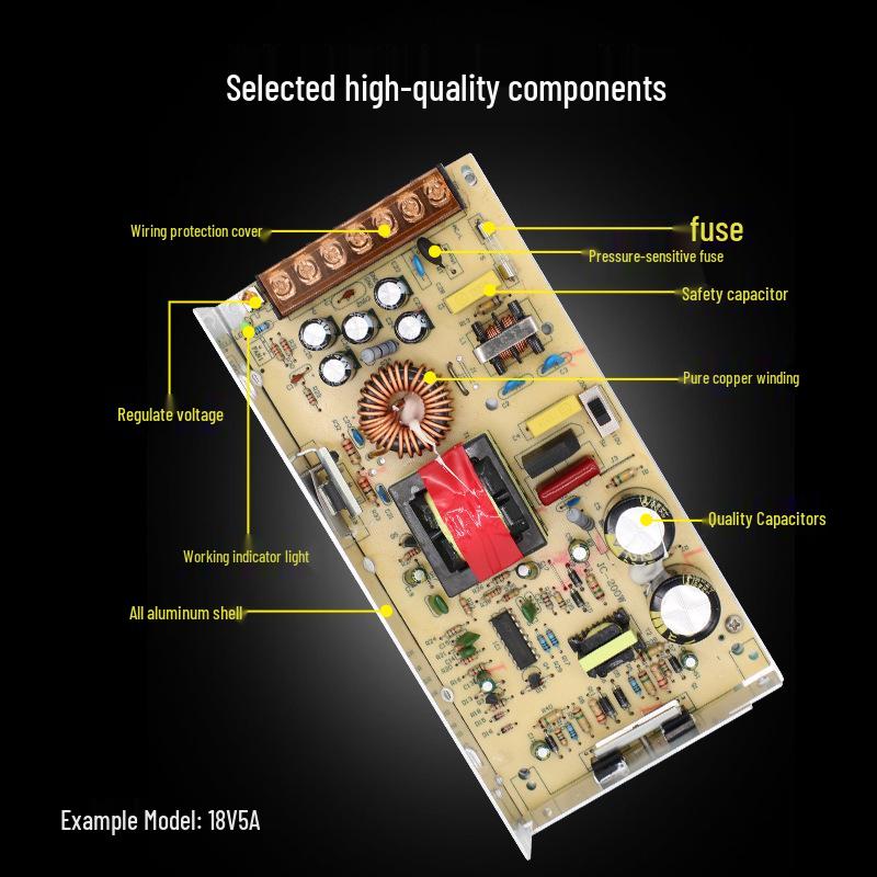 18V Switchable Power Supply for Access Control & Video Intercom - 3A, 5A, 10A, 20A - Converts 220V AC to 18V DC